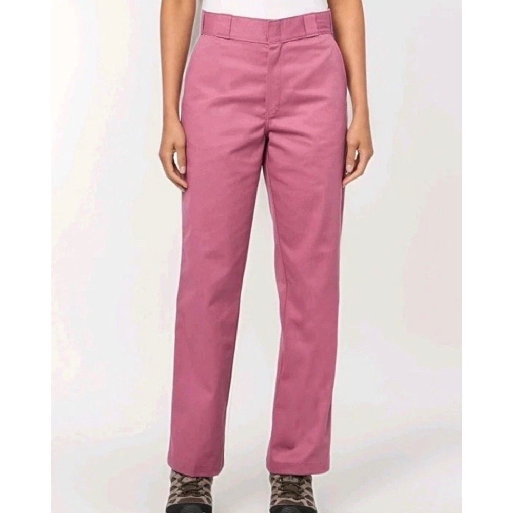 Dickies 874 Original Work Pants Desert Pink Womens 8R Straight Leg Twill New